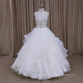 Strapless Organza Ball Gown Wedding Dress